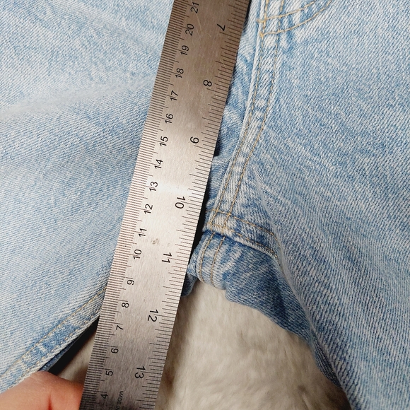 NWT Topshop Petite Straight Jeans with Raw Hem in Bleach P6084 - Picture 6 of 9